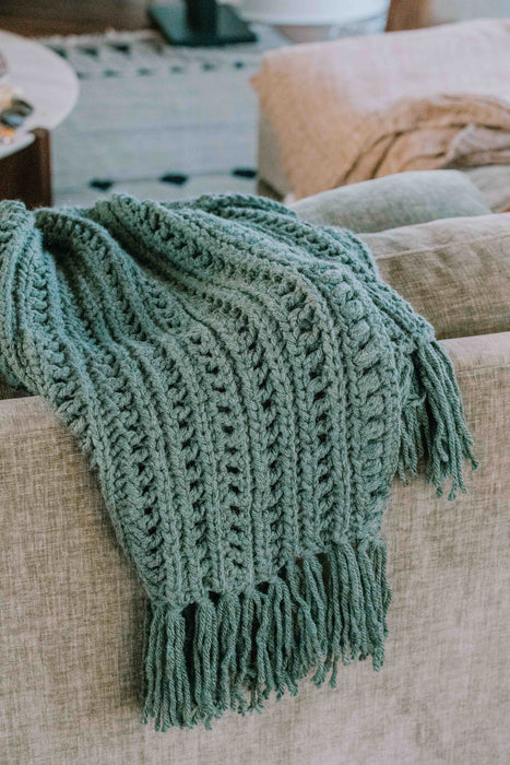 Handcrafted Crochet Blanket: Choose Your Own Color