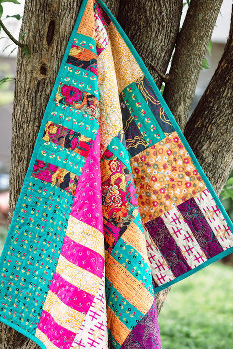 Boho Patchwork Child Quilt