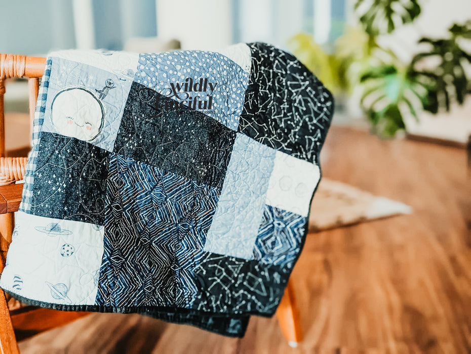 Animal Astronauts In Space Baby Quilt