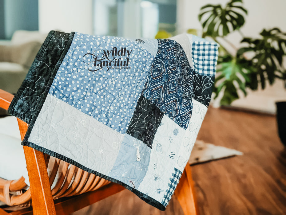 Animal Astronauts In Space Baby Quilt